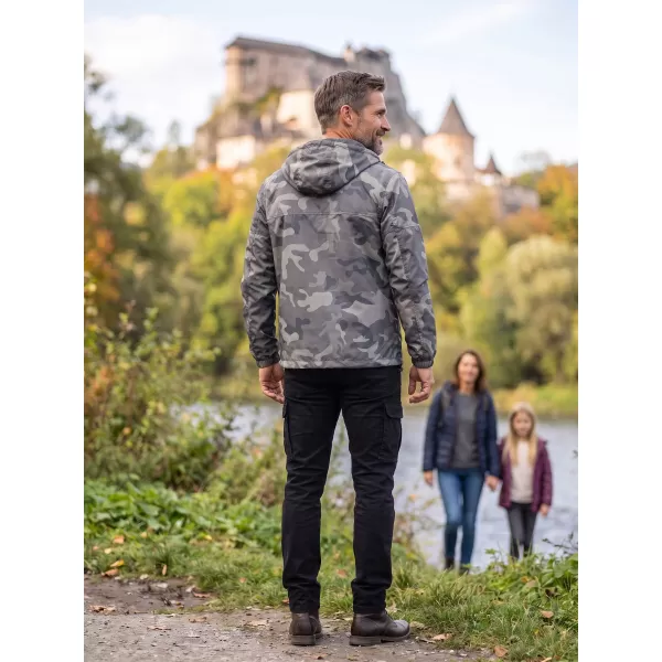  Jacke BRANDIT PŘES HLAVU BD3162 GRAUE TARNUNG 
