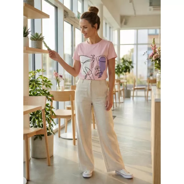  Damen-T-Shirt SAM 73 MUSCA WT 884 HELLROSA 