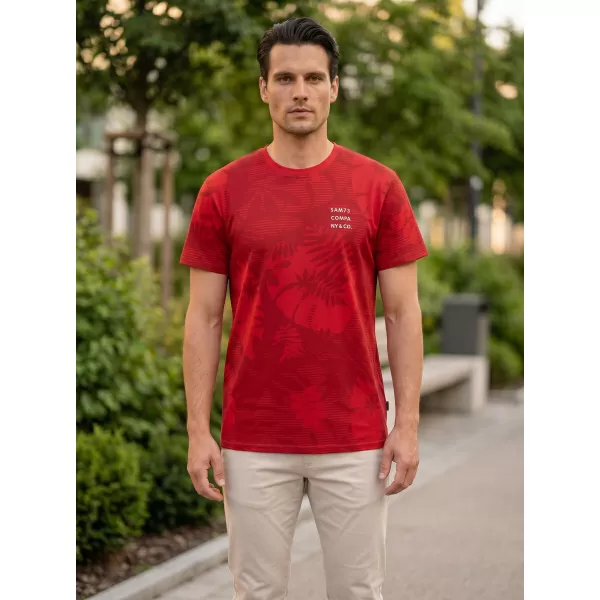  Herren-T-Shirt SAM 73 SCULPTOR MT 823 ROT 