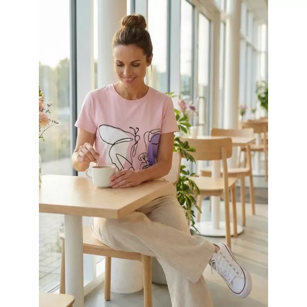  Damen-T-Shirt SAM 73 MUSCA WT 884 HELLROSA 