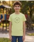 Kinder-T-Shirt SAM 73 PYROP KT 516 HELLGELB