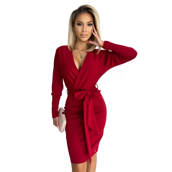  Kleid NUMOCO A401-1 BURGUND 