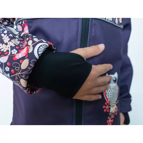  Baby Softshell Jacke isoliert WAMU SOVA LILA 