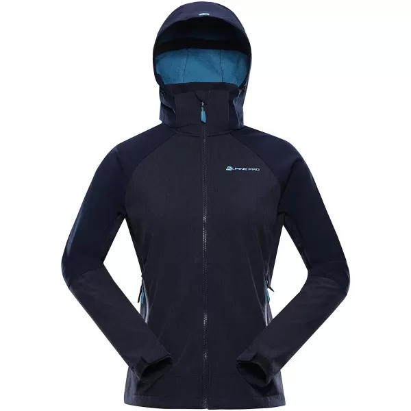  Frauen -Softshelljacke für Frauen ALPINE PRO LANCA LJCA564 DUNKELBLAU 