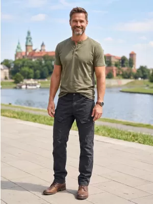 Hose BRANDIT ADVEN SLIM FIT SCHWARZ