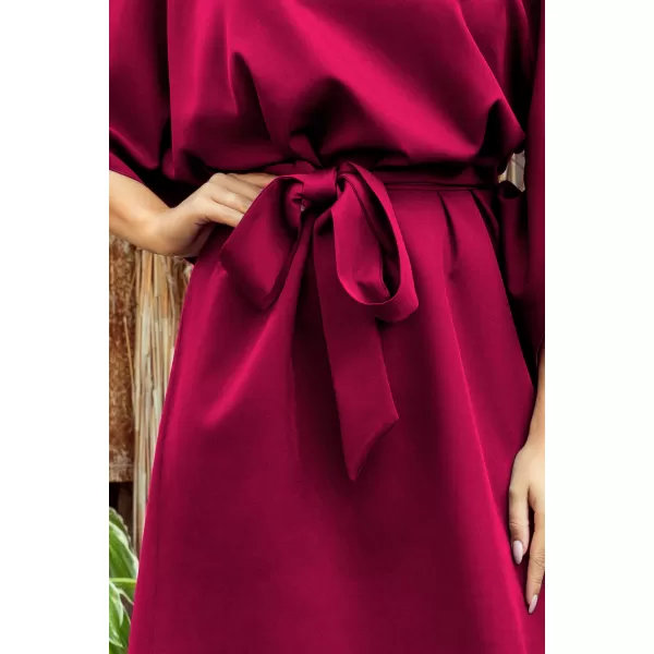  Kleid NUMOCO SOFIA A287-18 BURGUND 