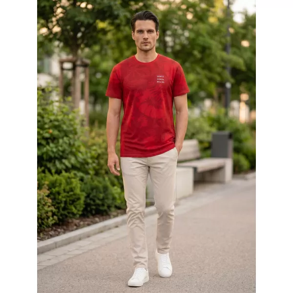  Herren-T-Shirt SAM 73 SCULPTOR MT 823 ROT 