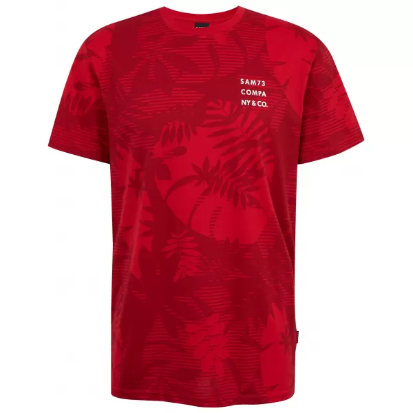  Herren-T-Shirt SAM 73 SCULPTOR MT 823 ROT 