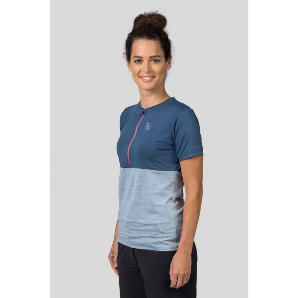  Damen-T-Shirt HANNAH BERRY TUSCHEMEL/PERLBLAUMEL 