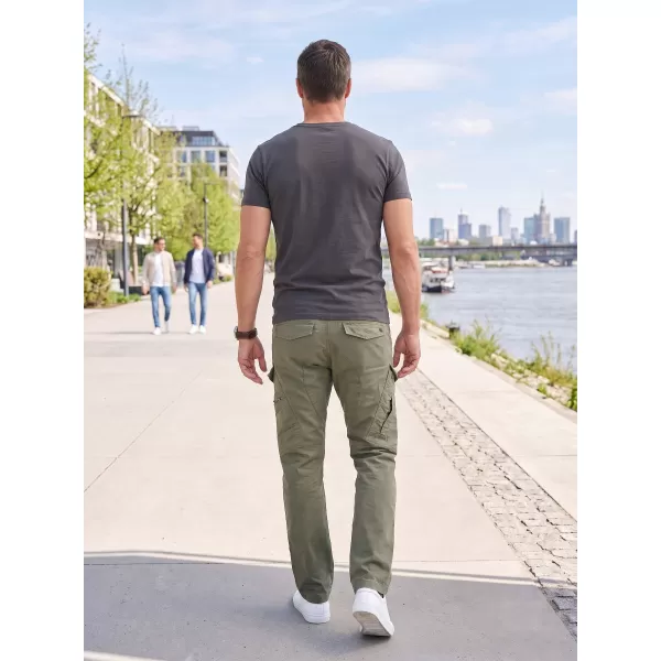  Hose BRANDIT ADVEN SLIM FIT OLIVE 
