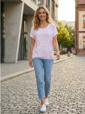 Damen-T-Shirt SAM 73 TAURUS WT 888 ROSA