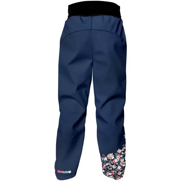  Isolierte Softshellhose für Kinder WAMU LIŠKY DUNKELBLAU 
