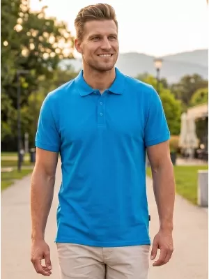 Herren-T-Shirt SAM 73 CHRYZ MT 822 LEUCHTEND BLAU