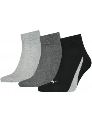 Socken PUMA UNISEX LIFESTYLE QUARTER 3P 90795201 SCHWARZ/WEIß