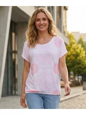 Damen-T-Shirt SAM 73 TAURUS WT 888 ROSA