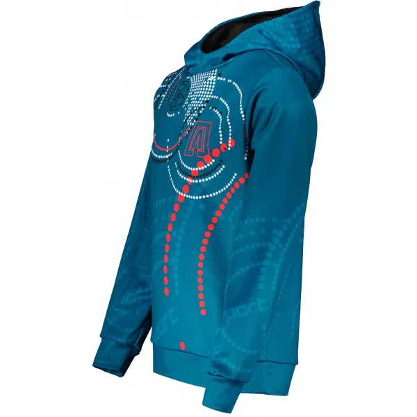  Premium-Sweatshirt für Herren ALTISPORT SWE/ALM06S07 KEROSINROT 
