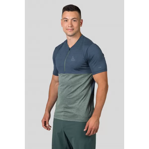  Herren-T-Shirt HANNAH SANVI TUSCHEMEL/DUNKELWALDMEL 