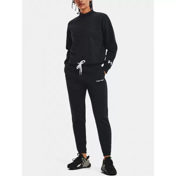  Sporthose für Damen UNDER ARMOUR ESSENTIAL SCRIPT PANT 1374105-001 SCHWARZ 