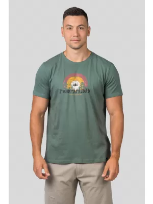 Herren-T-Shirt HANNAH SKATCH DUNKLER WALD