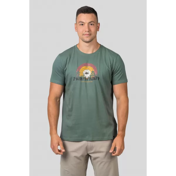  Herren-T-Shirt HANNAH SKATCH DUNKLER WALD 