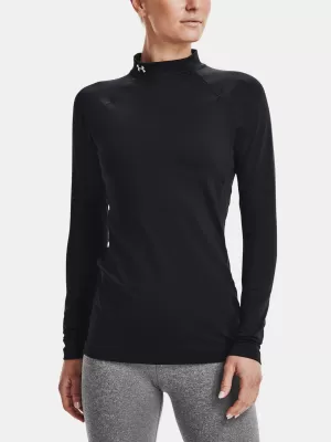 Damen-T-Shirt UNDER ARMOUR UA CG AUTHENTICS MOCKNECK 1368702-001 SCHWARZ