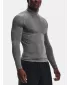 Herren-T-Shirt UNDER ARMOUR HG ARMOUR COMP MOCK LS 1369606-090 GRAU
