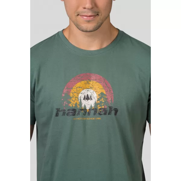  Herren-T-Shirt HANNAH SKATCH DUNKLER WALD 