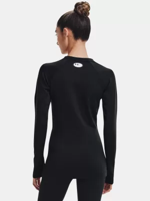 Damen-T-Shirt UNDER ARMOUR AUTHENTICS CREW 1368701-001 SCHWARZ