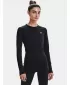 Damen-T-Shirt UNDER ARMOUR AUTHENTICS CREW 1368701-001 SCHWARZ