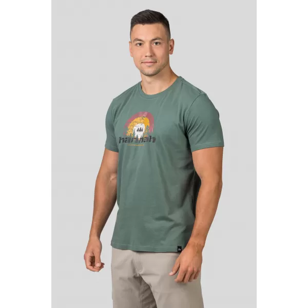  Herren-T-Shirt HANNAH SKATCH DUNKLER WALD 