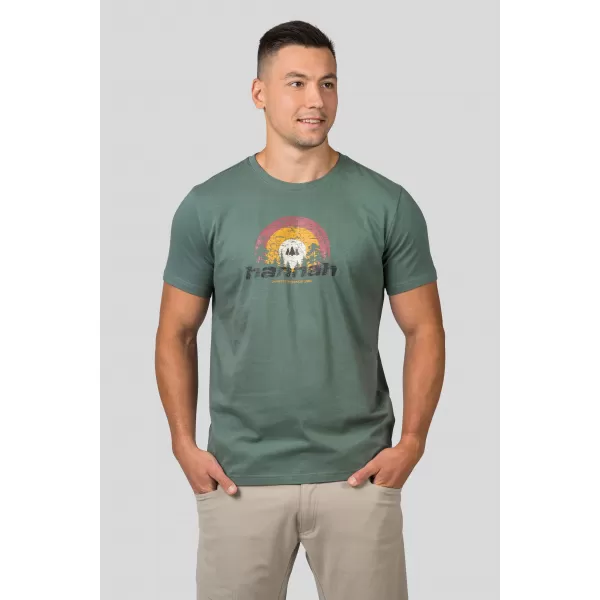  Herren-T-Shirt HANNAH SKATCH DUNKLER WALD 