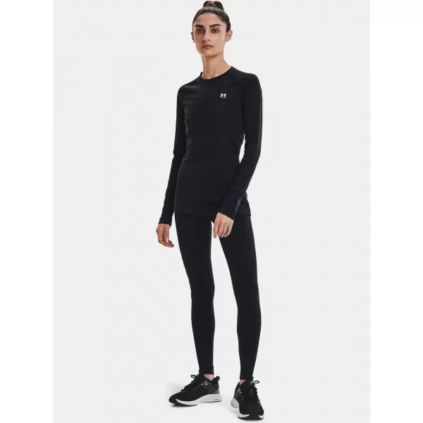  Damen-T-Shirt UNDER ARMOUR AUTHENTICS CREW 1368701-001 SCHWARZ 