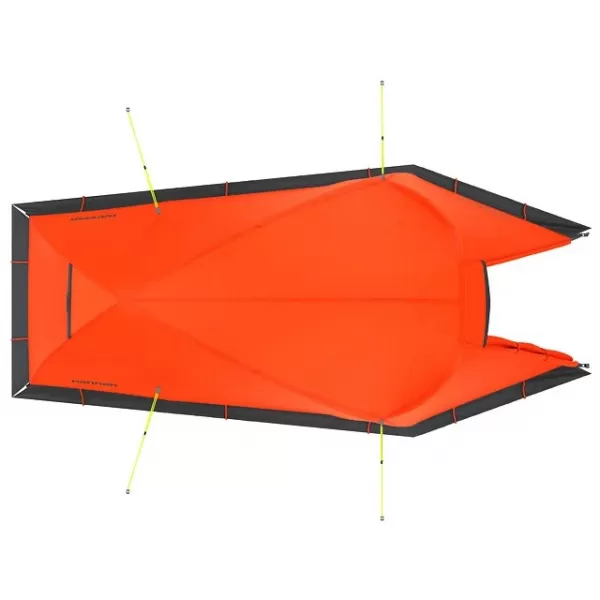  Zelt HANNAH HAWK 2 SNOW MANDARIN RED II 