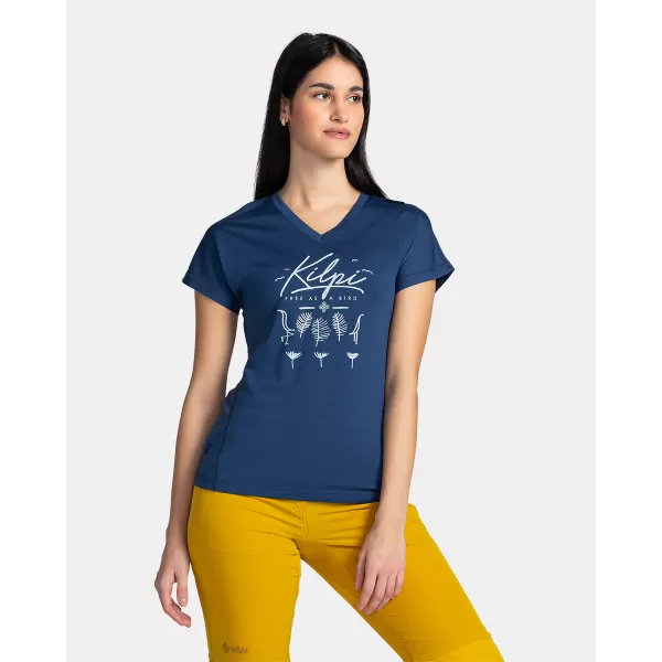  Funktions-T-Shirt für Damen KILPI MERIN-W TL0327KI DUNKELBLAU 