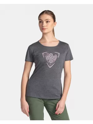 Funktions-T-Shirt für Damen KILPI GAROVE-W TL0316KI DUNKELGRAU