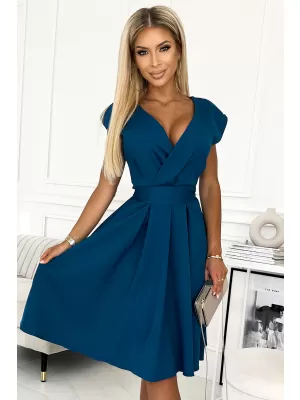 Kleid NUMOCO SCARLETT A348-5 BLAU