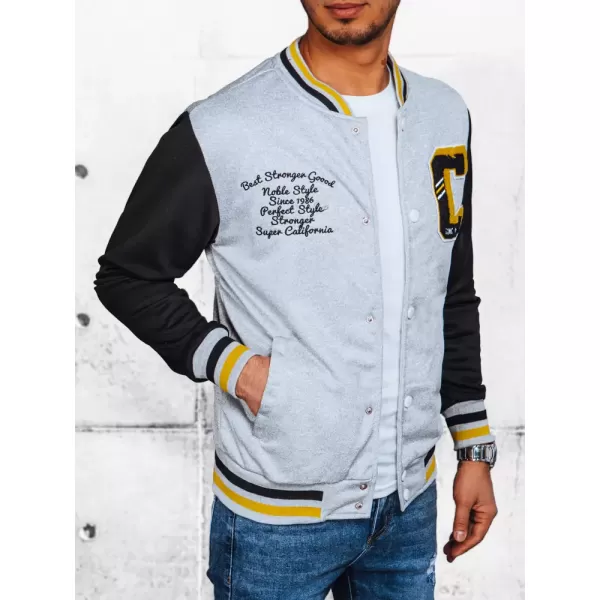  Herren Frühling Baseballjacke DSTREET TX4438 GRAU 