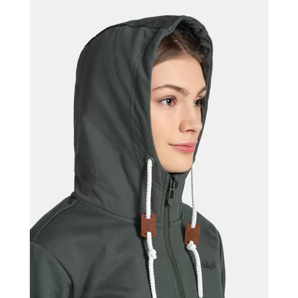 Damen-Sweatshirt KILPI BERY-W TL0210KI DUNKELGRÜN 