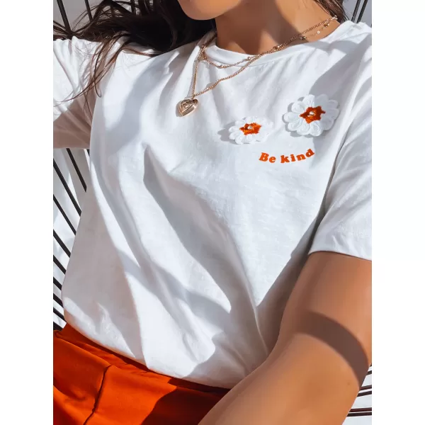  T -Shirt DSTREET BE KIND RY2163 WEIß 