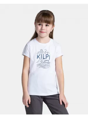 Mädchen-T-Shirt KILPI MALGA-JG TJ0306KI WEIß