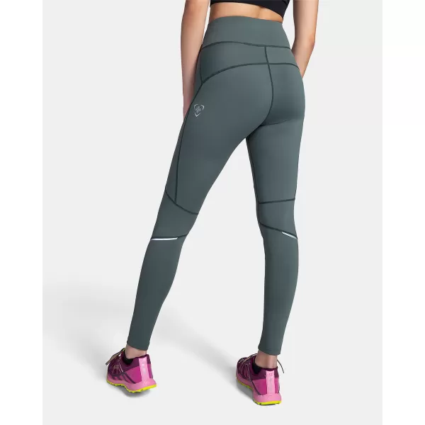  Leggings für Damen KILPI LAMIRAE-W TL0424KI DUNKELGRÜN 