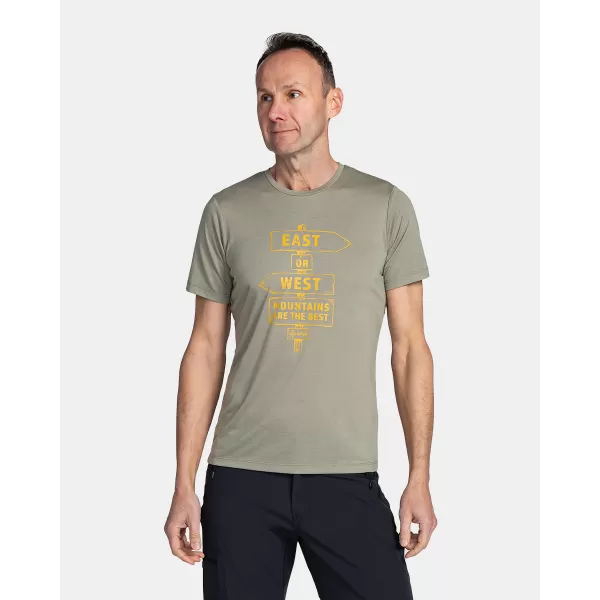  Funktions-T-Shirt für Herren KILPI GAROVE-M TMX306KI DUNKELGRÜN 