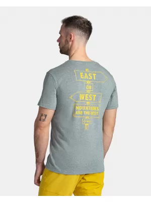 Herren-T-Shirt KILPI BANDE-M TM0373KI DUNKELGRÜN