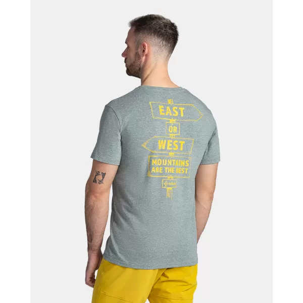  Herren-T-Shirt KILPI BANDE-M TM0373KI DUNKELGRÜN 