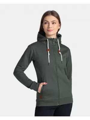 Damen-Sweatshirt KILPI BERY-W TL0210KI DUNKELGRÜN