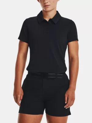 Damen-T-Shirt UNDER ARMOUR UA PLAYOFF SS POLO 1377335-001 SCHWARZ
