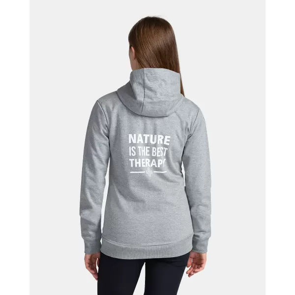  Damen-Sweatshirt KILPI BERY-W TL0210KI HELLGRAU 