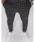 Männer karierte Chino -Hosen DSTREET UX3968 SCHWARZ