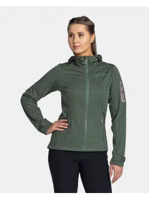 Softshelljacke für Damen KILPI BELTRA-W TL0107KI DUNKELGRÜN