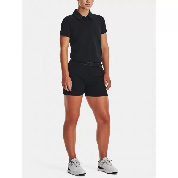  Damen-T-Shirt UNDER ARMOUR UA PLAYOFF SS POLO 1377335-001 SCHWARZ 
